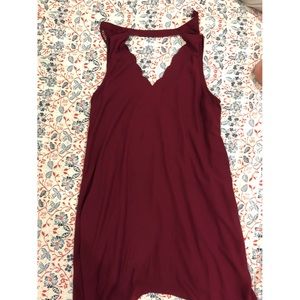 Maroon dress! Only worn once!